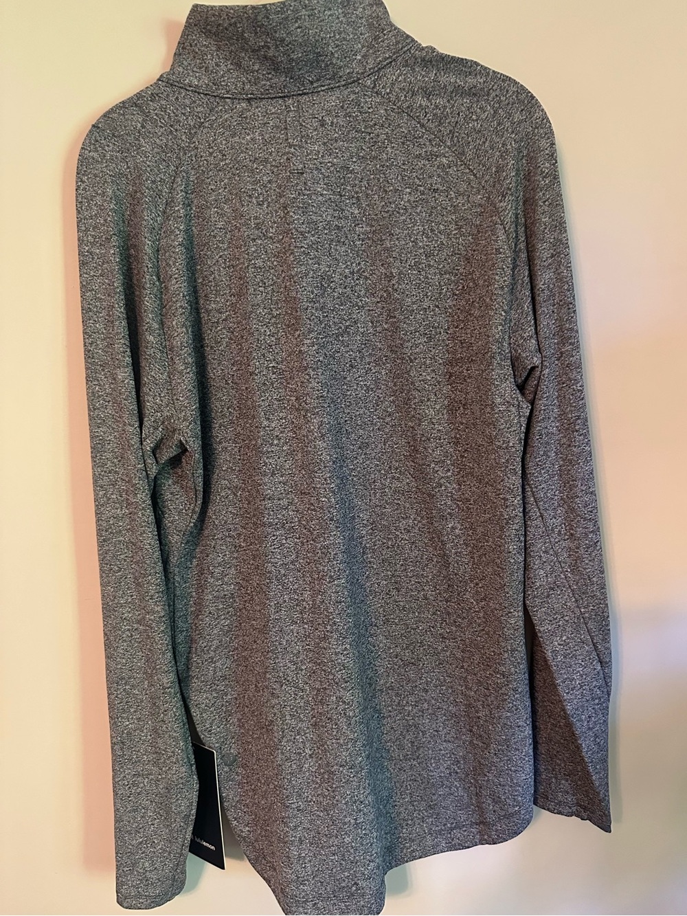 Men's Lululemon Gray Quarter-Zip Size M License to Train Half Zip Athletic NWT - Picture 2 of 11